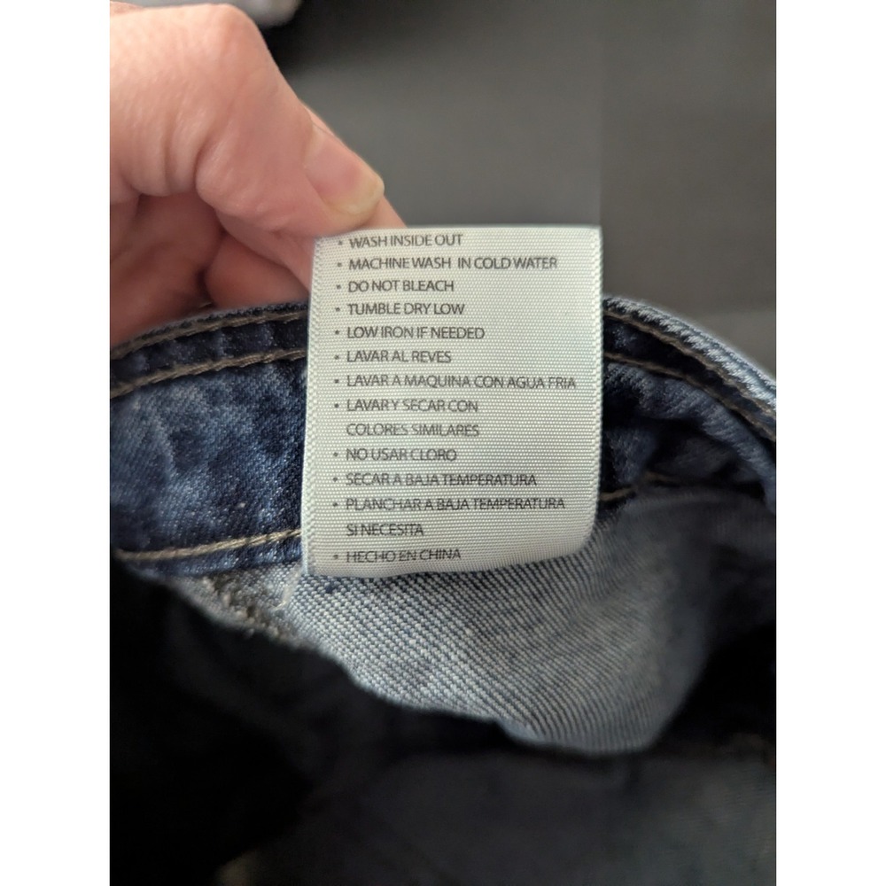 KanCan Jeans Womens 29 Blue Cargo Pants Medium‎ Wash High Rise Y2K Denim - Picture 10 of 13